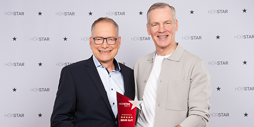 Henry Maske überreicht Georg Jaspert den HörStar 2026/27